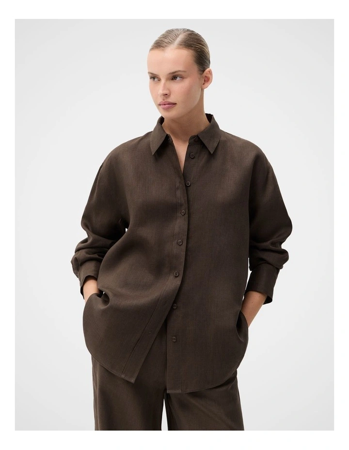 The Classic Oversized Linen Shirt image 1