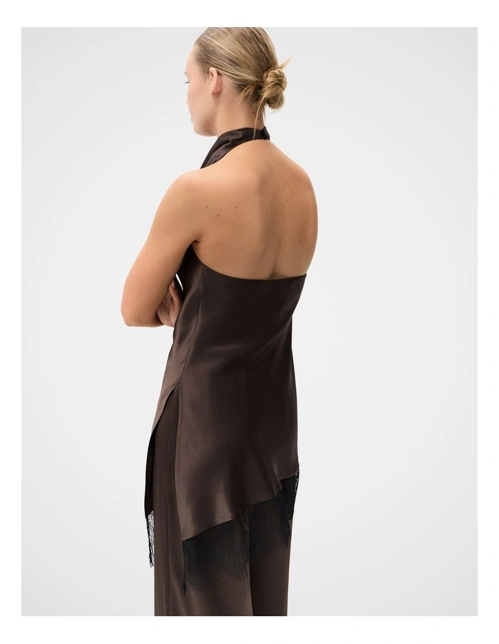 Lace Trim Halter Top image 2