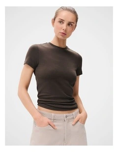 Aus Cotton Fitted Tee