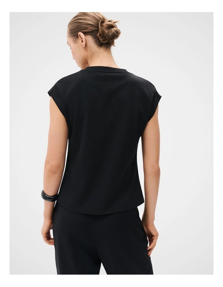 Aus Cotton Sleeveless V Neck Tee image 2