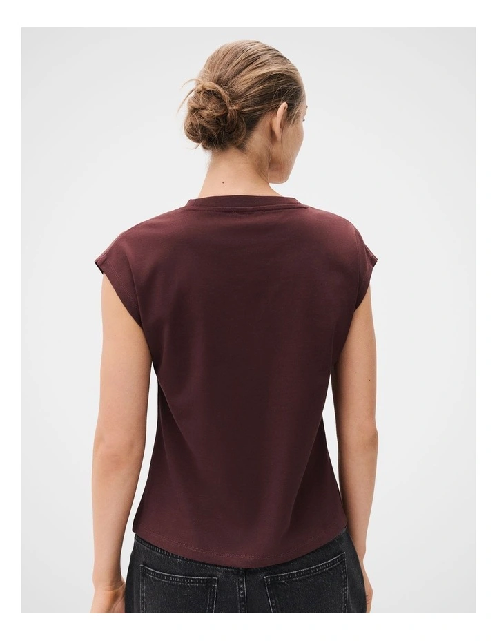 Aus Cotton Sleeveless V Neck Tee image 2