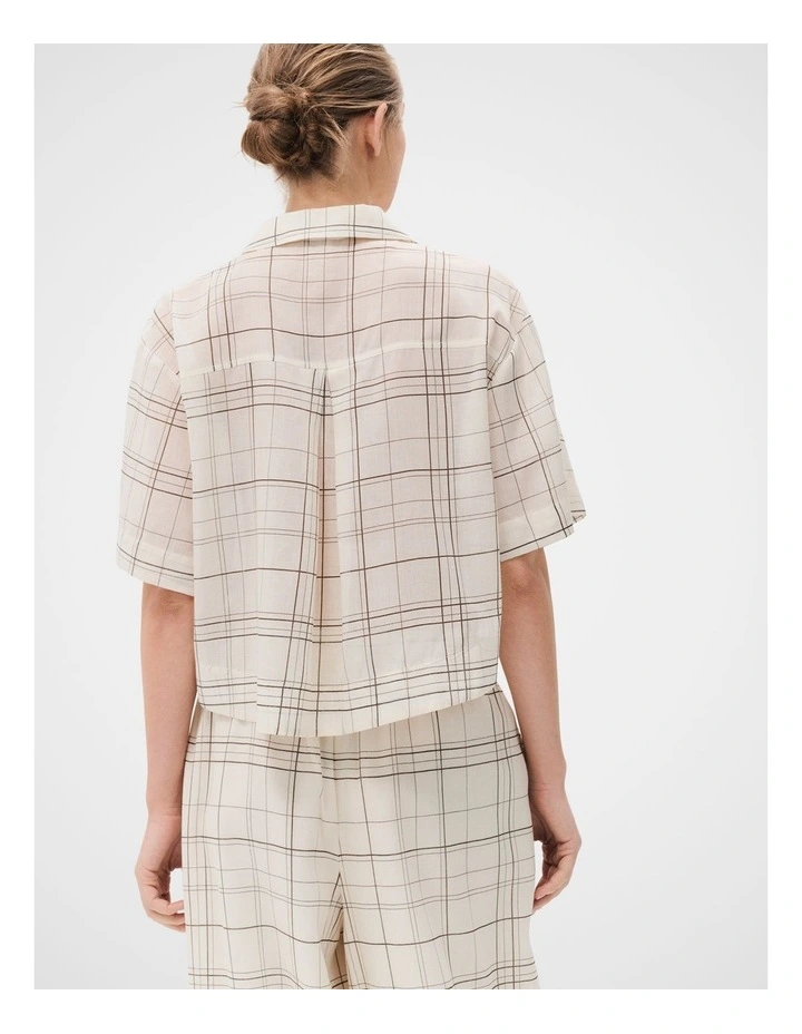 Check Ramie Shirt image 2