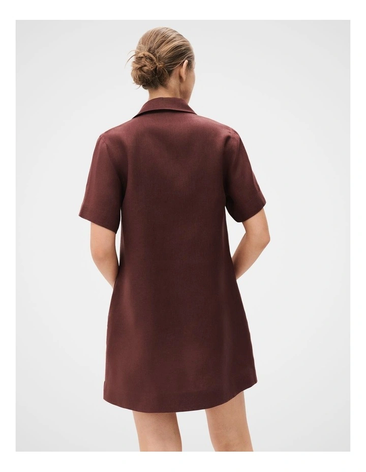 Collared Linen Dress image 2