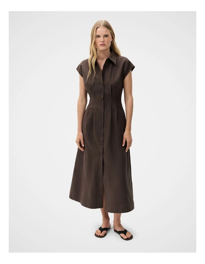 Collared Midi Dress image 1