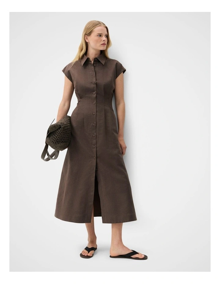 Collared Midi Dress image 3