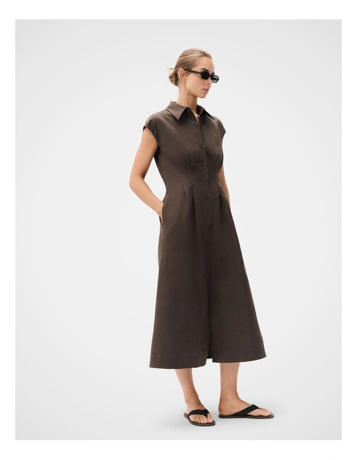 Collared Midi Dress image 3