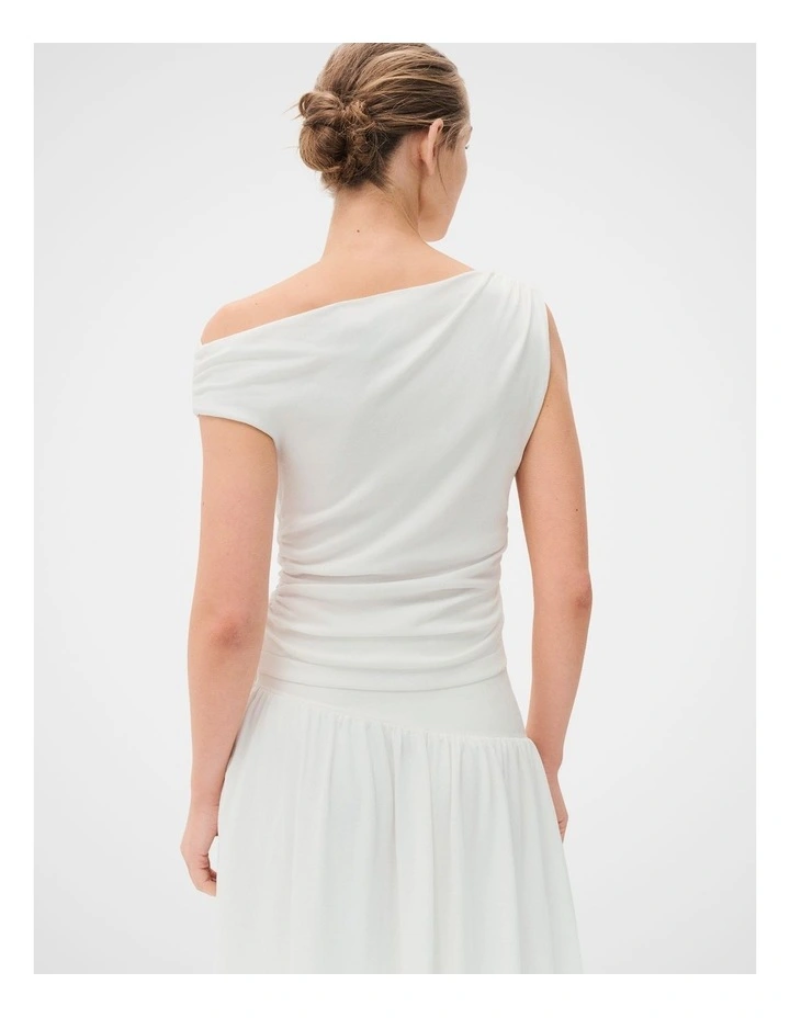 Drape Off Shoulder Knit image 2