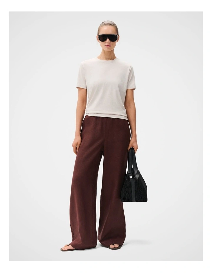 Essential Linen Wide Leg Pant image 1