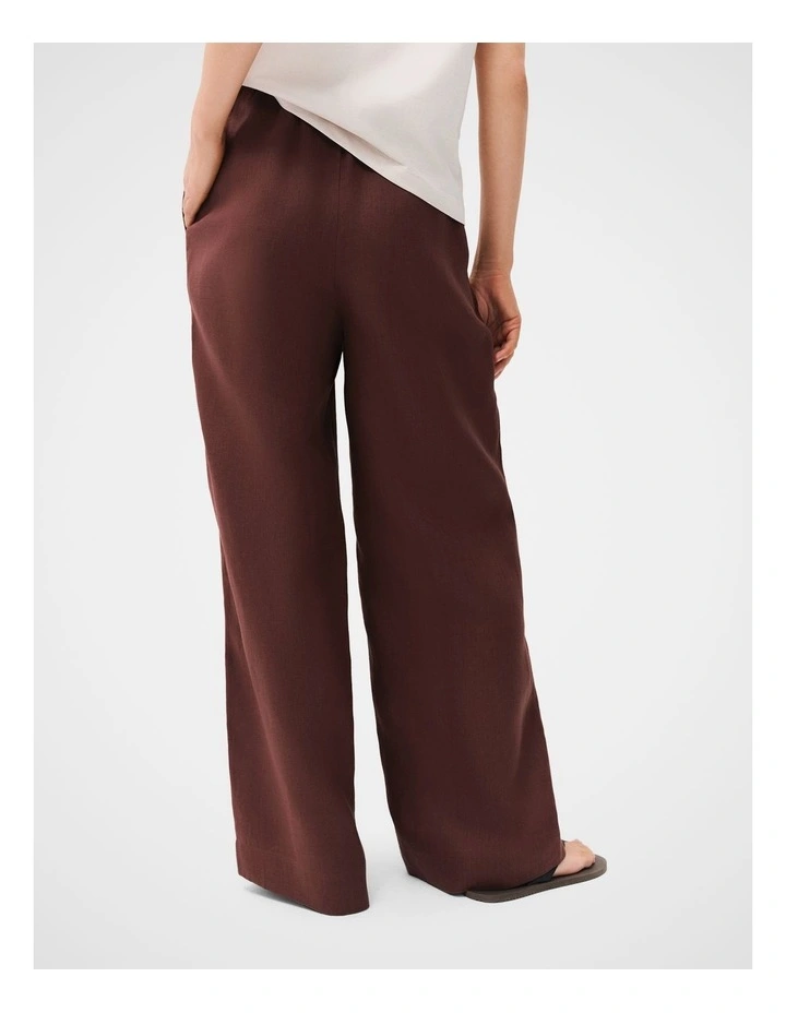 Essential Linen Wide Leg Pant image 2