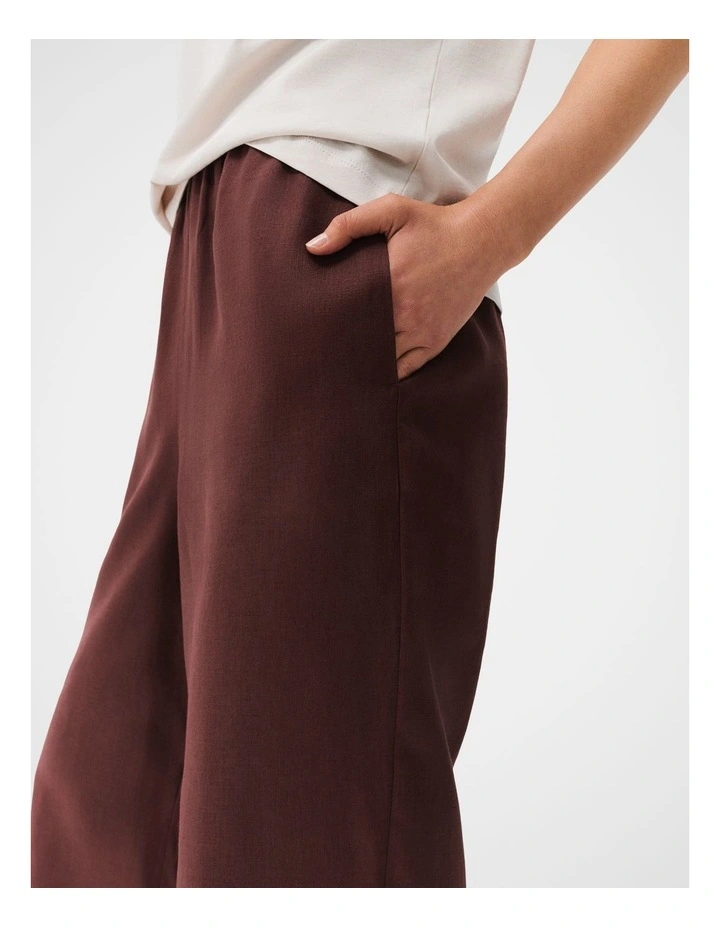 Essential Linen Wide Leg Pant image 4