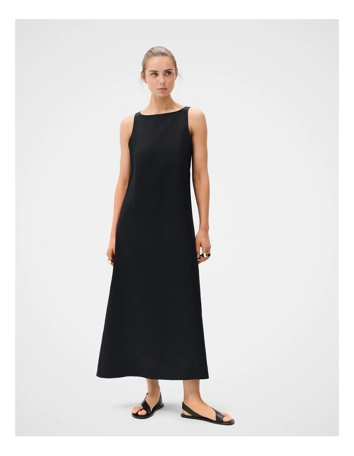 Linen Sleeveless Maxi Dress image 1
