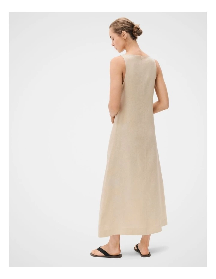 Linen Sleeveless Maxi Dress image 2