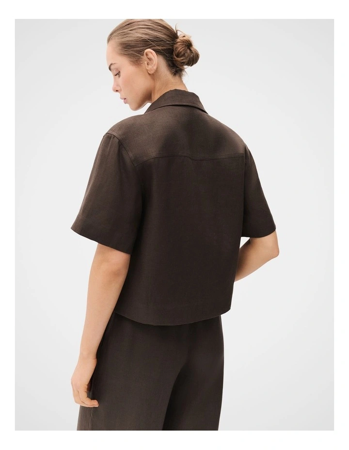 Linen Utility Shirt image 2