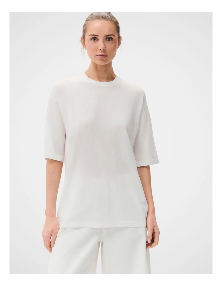 Oversized Fine Knit Tee image 1