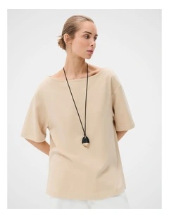 Relaxed Off Shoulder Tee