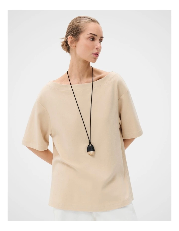 Relaxed Off Shoulder Tee image 1