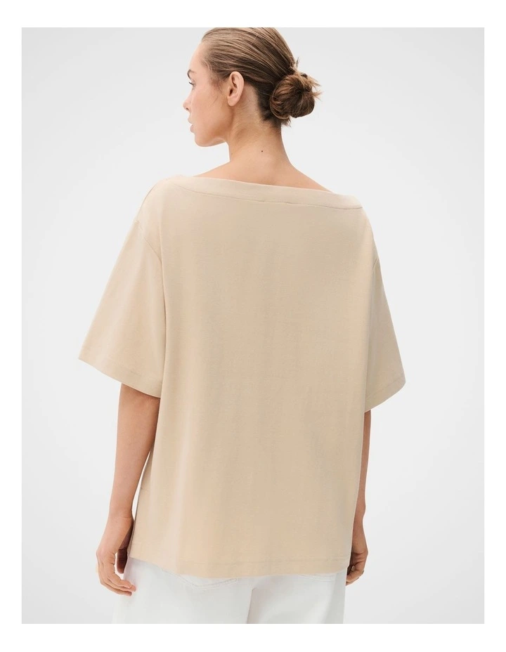 Relaxed Off Shoulder Tee image 2