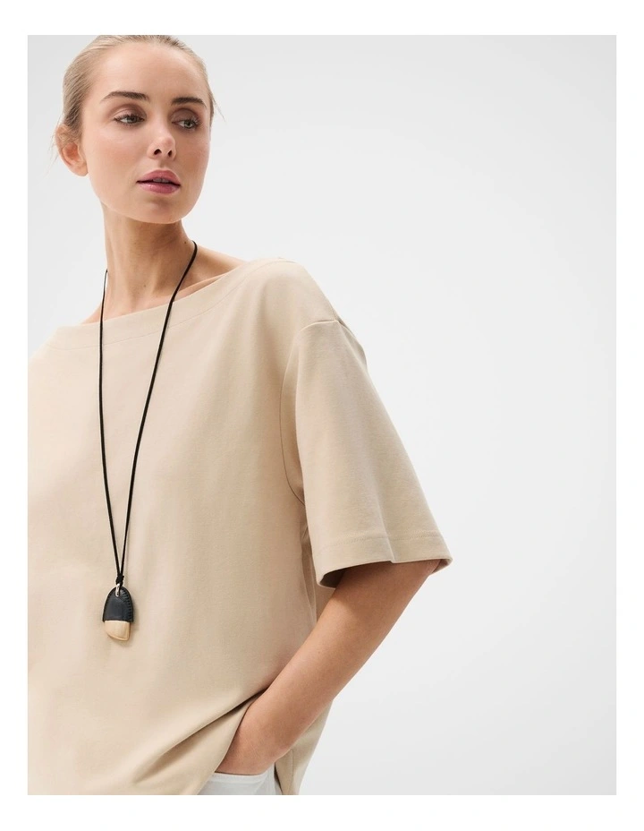 Relaxed Off Shoulder Tee image 4