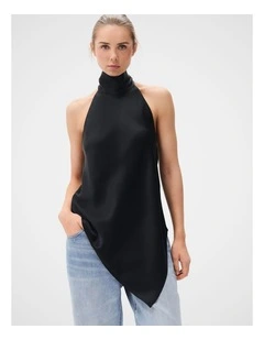 Satin Halter Top