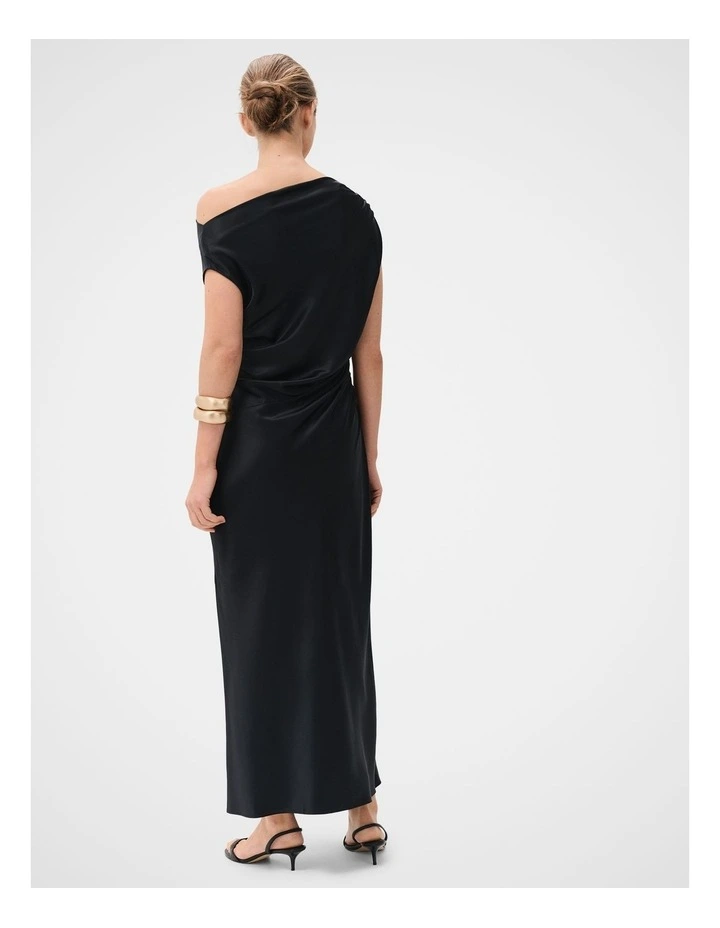 Satin Off Shoulder Dress image 2