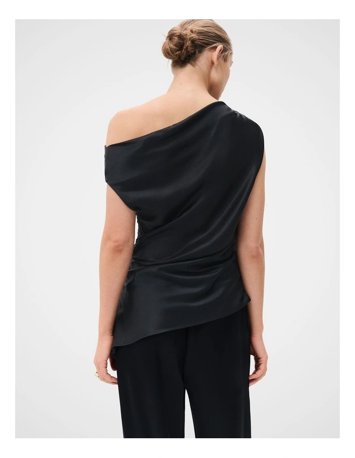 Satin Off Shoulder Top image 2