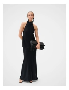 Satin Slip Maxi Skirt