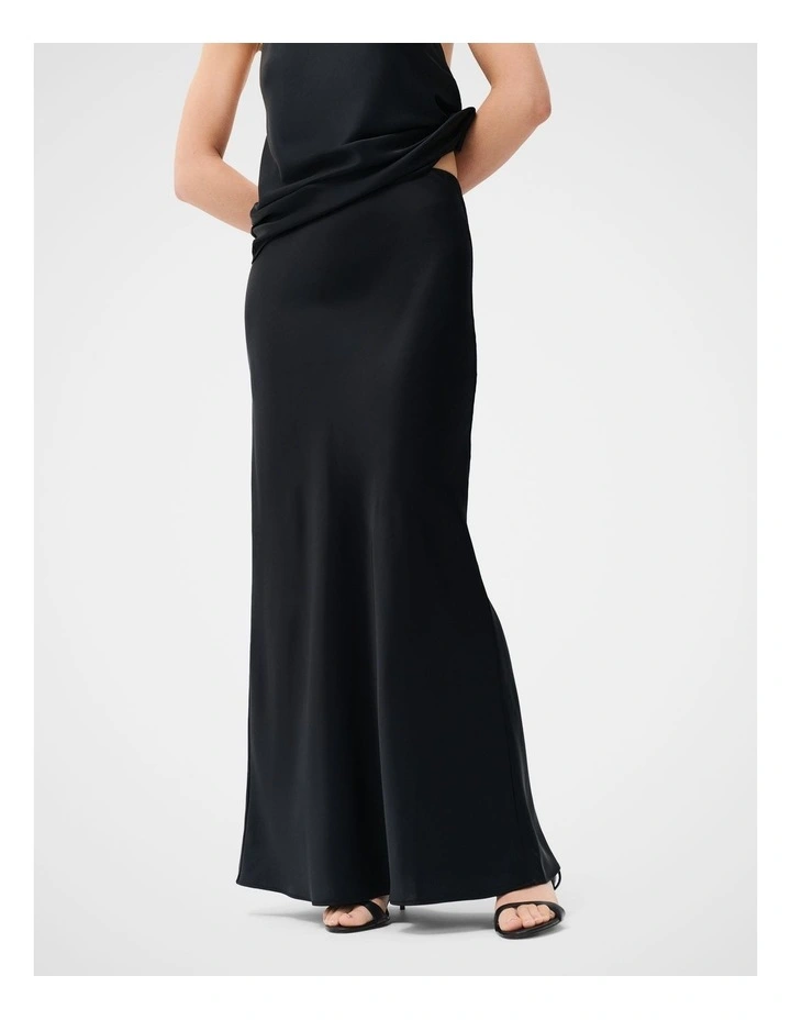 Satin Slip Maxi Skirt image 3
