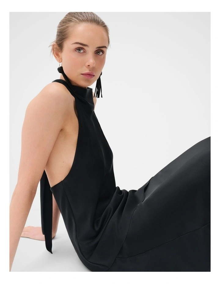 Satin Slip Maxi Skirt image 4