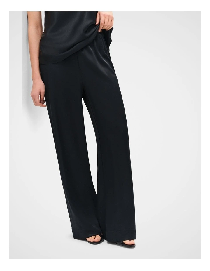 Satin Wide Leg Pant image 3