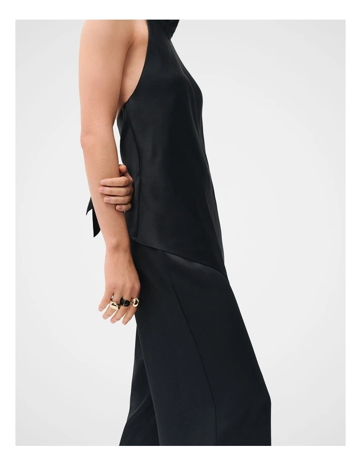 Satin Wide Leg Pant image 4