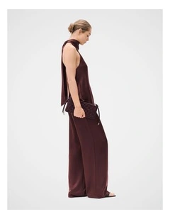 Satin Wide Leg Pant