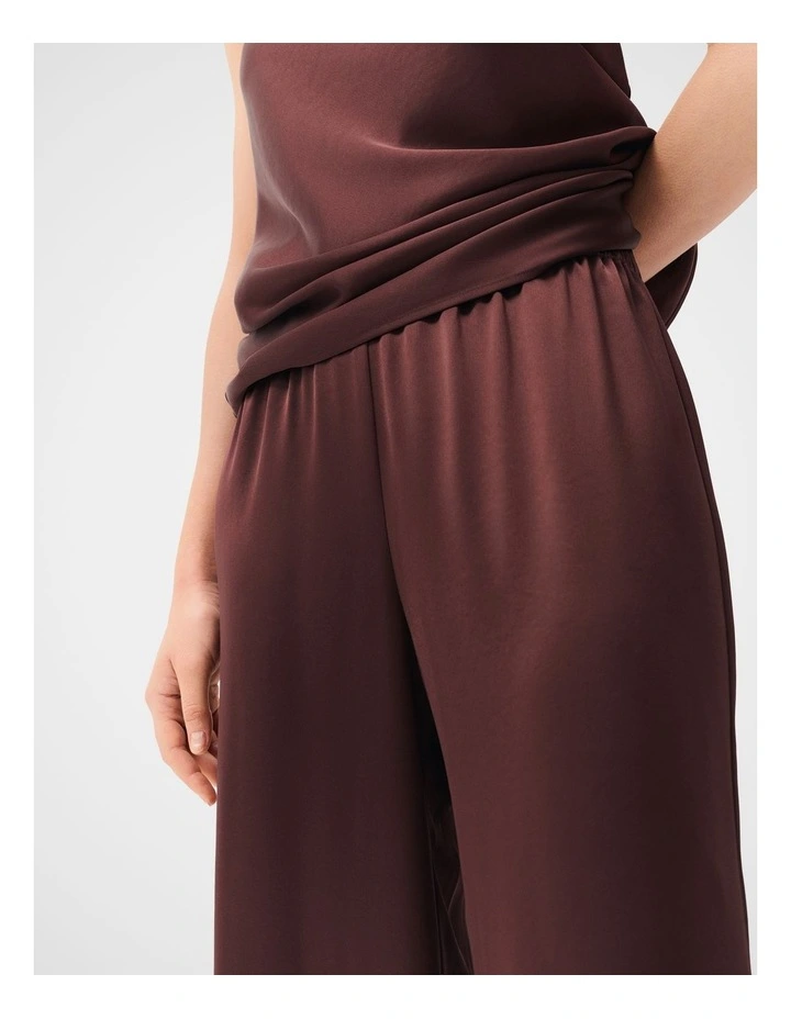 Satin Wide Leg Pant image 3