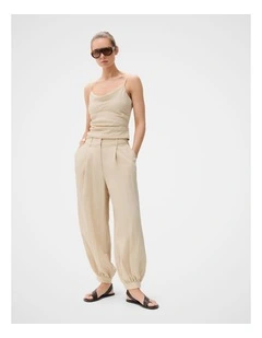 Textured Harem Pant