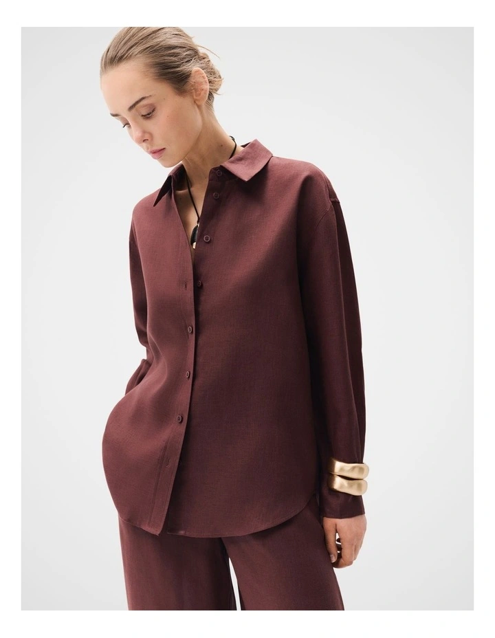 The Classic Oversized Linen Shirt image 1