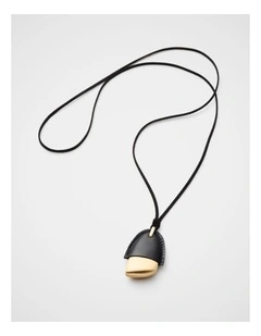 Demi Leather Pendant