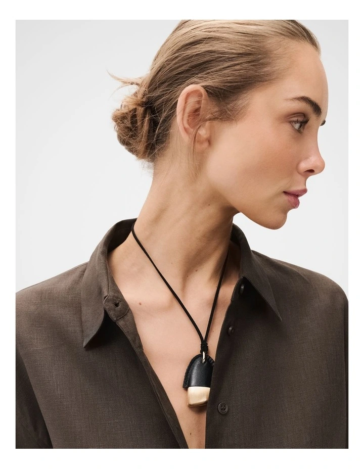 Demi Leather Pendant image 3