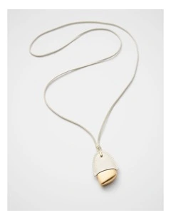 Demi Leather Pendant