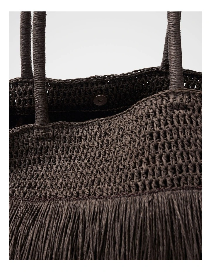 Lennon Textured Fringe Tote image 3