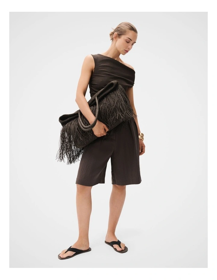 Lennon Textured Fringe Tote image 4