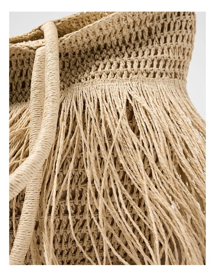 Lennon Textured Fringe Tote image 2