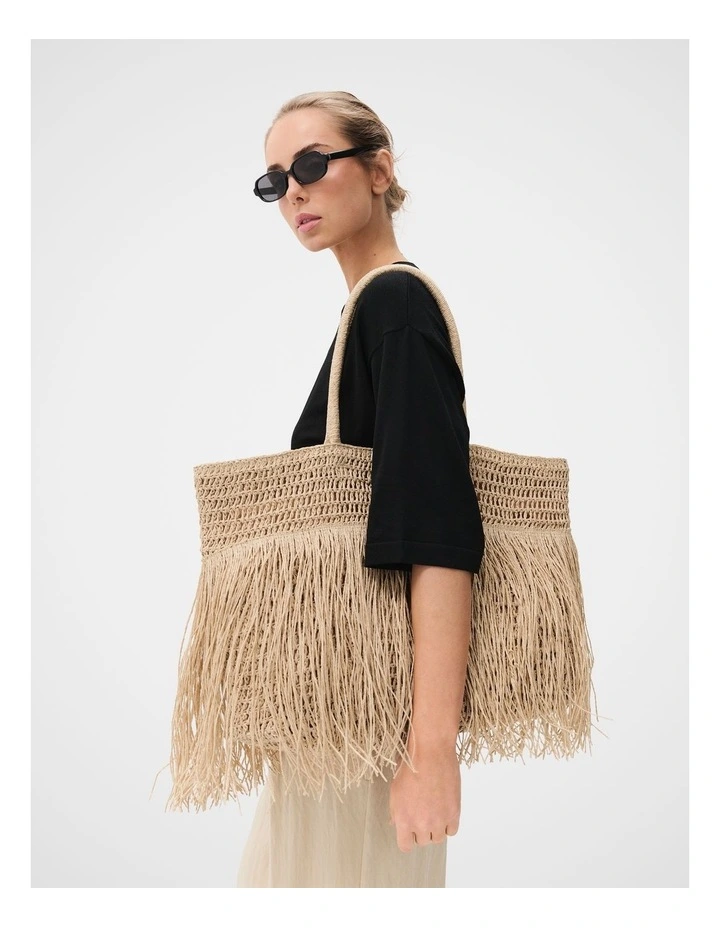 Lennon Textured Fringe Tote image 4