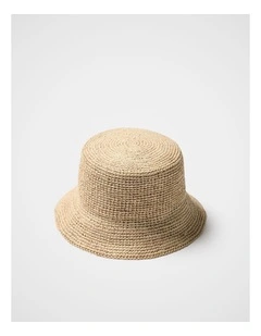 Raffia Bucket Hat