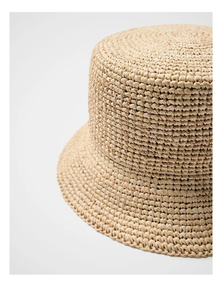 Raffia Bucket Hat image 2