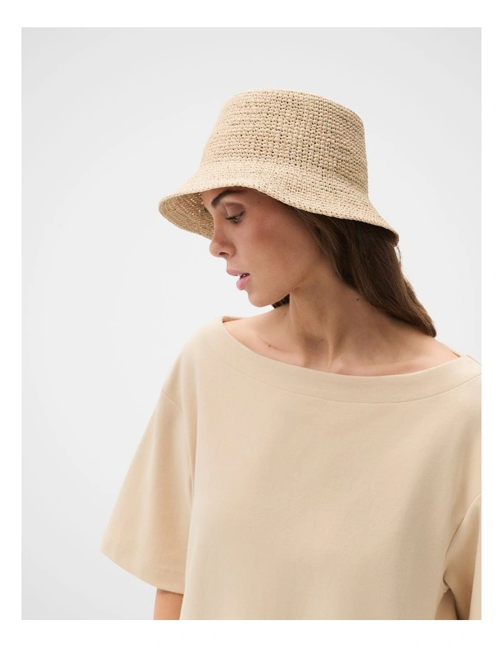 Raffia Bucket Hat image 3
