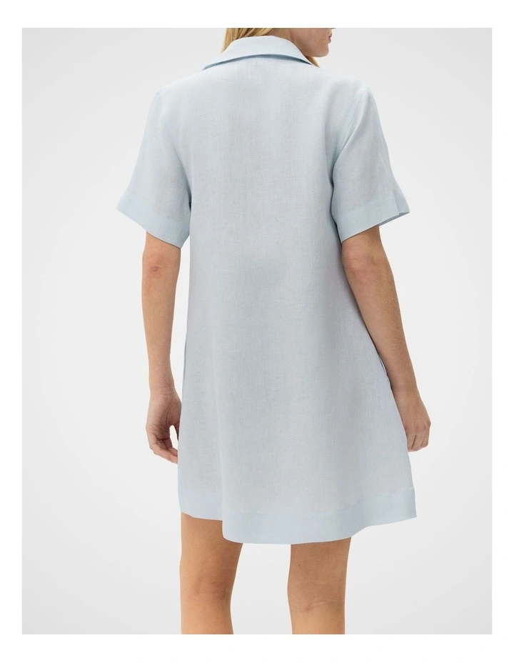 Collared Linen Dress image 2