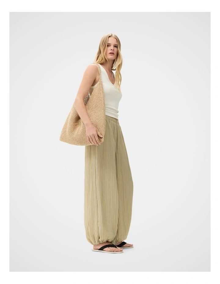 Crinkle Balloon Pant image 1