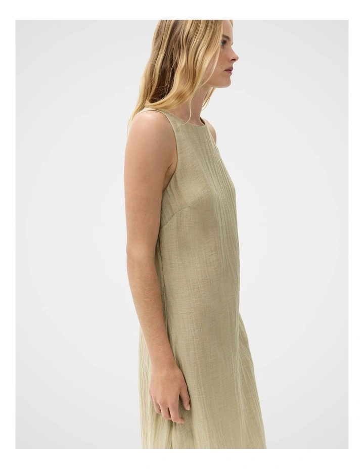 Crinkle Sleeveless Maxi Dress image 4
