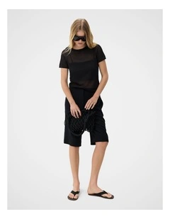Mesh Knit Tee