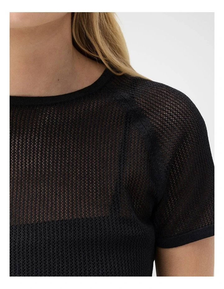 Mesh Knit Tee image 4