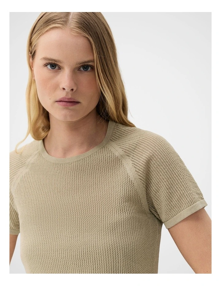 Mesh Knit Tee image 4